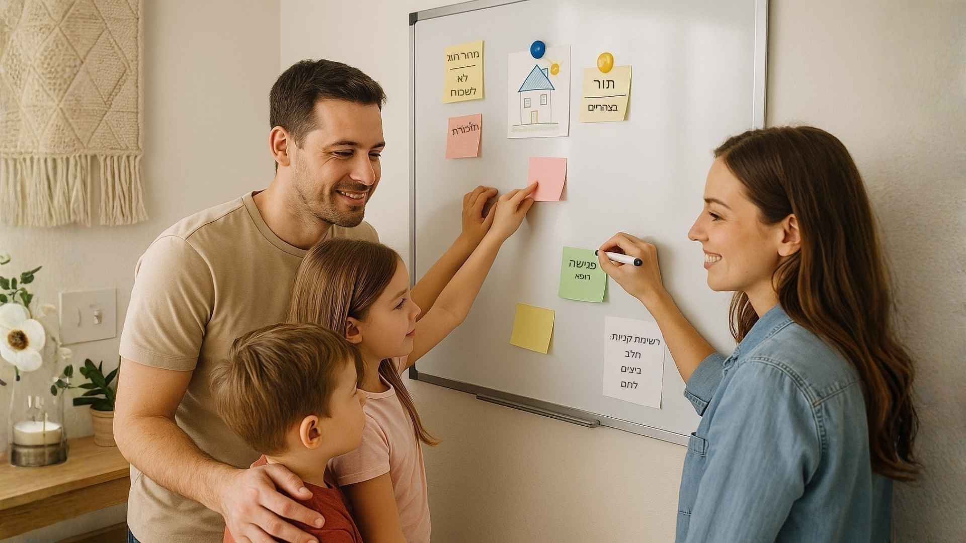 איך ניתן להשתמש בלוח המגנטי בבית