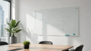 ‏מדריך לוח זכוכית מחיק - כל מה שצריך לדעת לפני שקונים