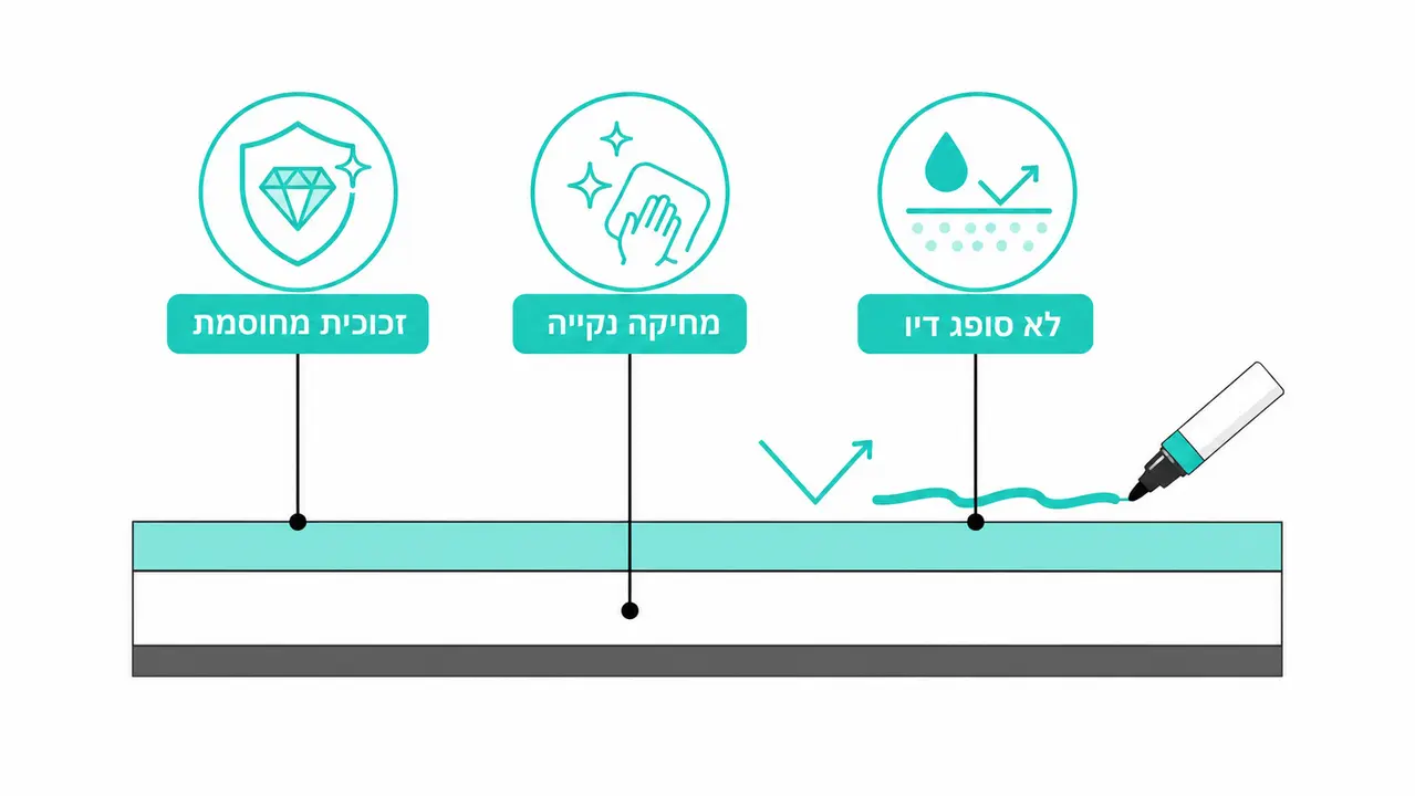 לוח מחיק שולחני מזכוכית - מה הופך אותו לפרימיום