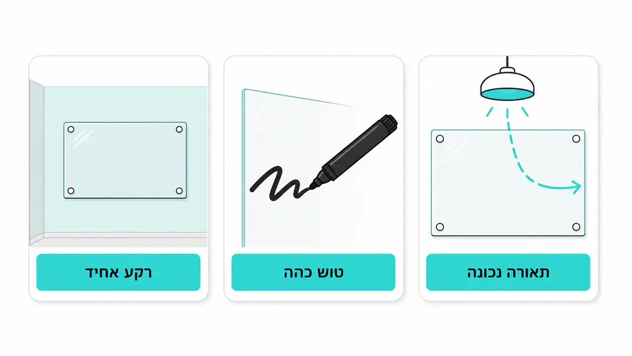 האם לוח שקוף הוא גם לוח מגנטי?