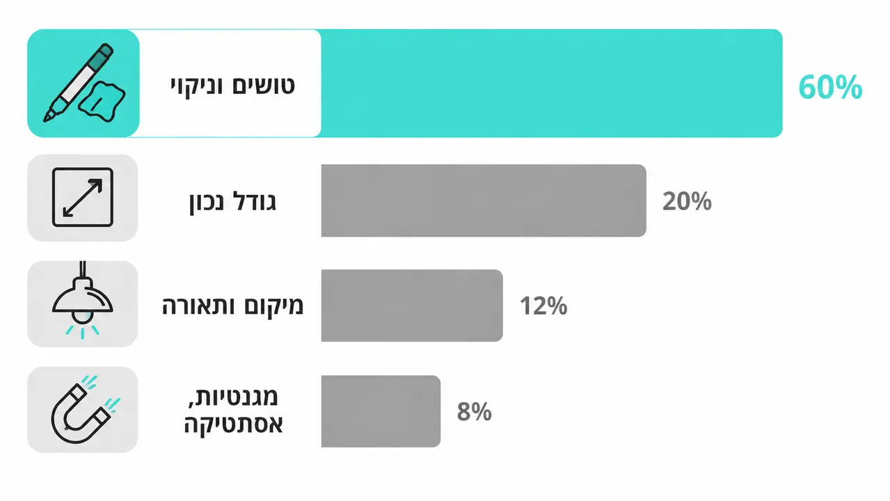 מה משפיע על שביעות הרצון מהלוח