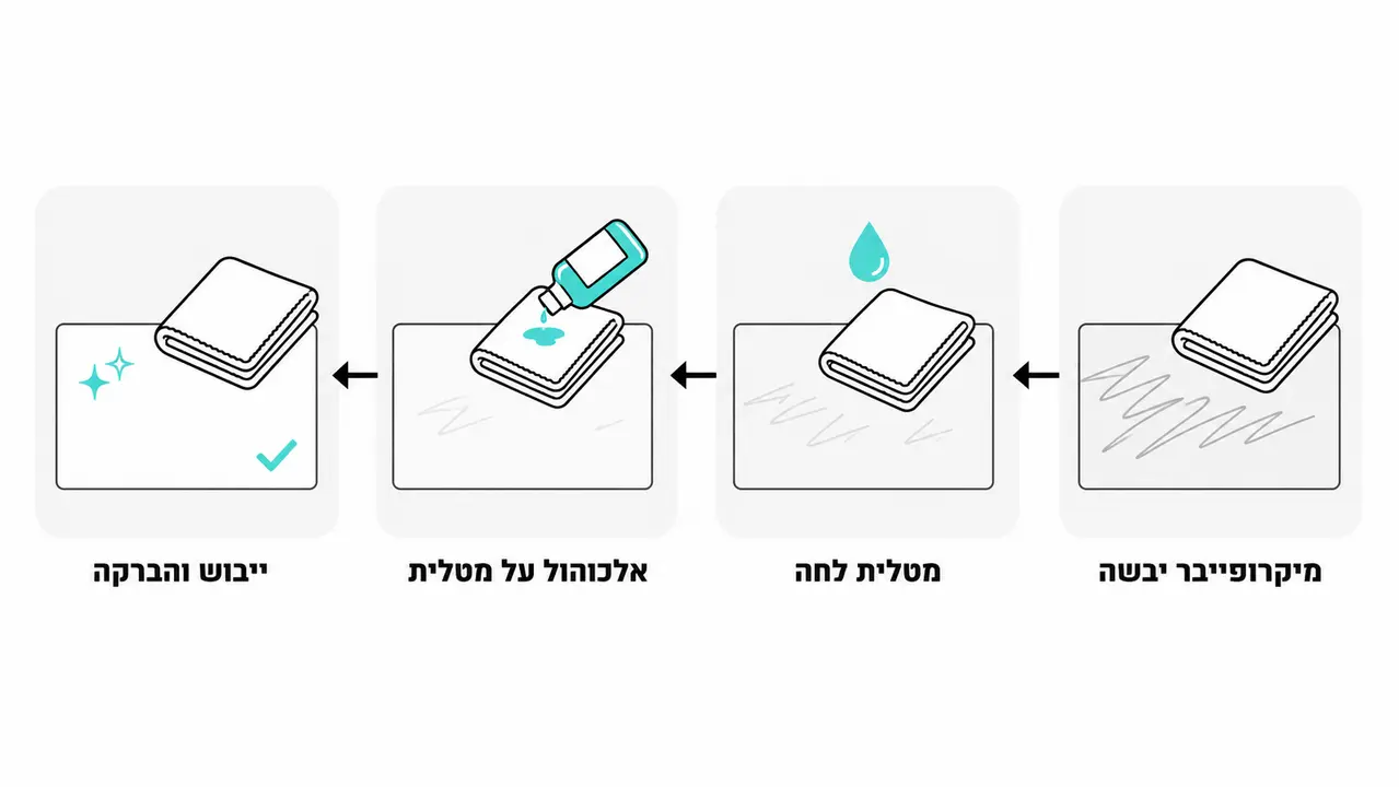 איך מסירים שאריות טוש שפשוט לא יורדות?