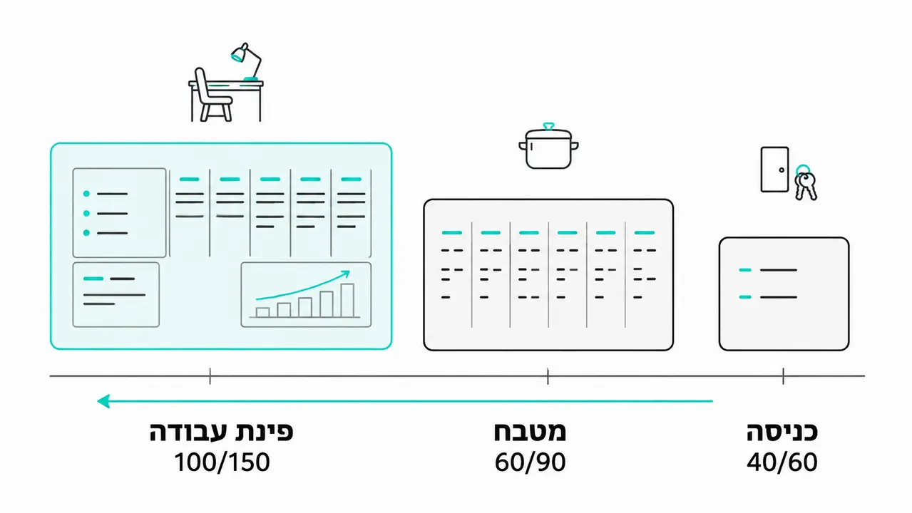 איך בוחרים גודל לפי שימוש