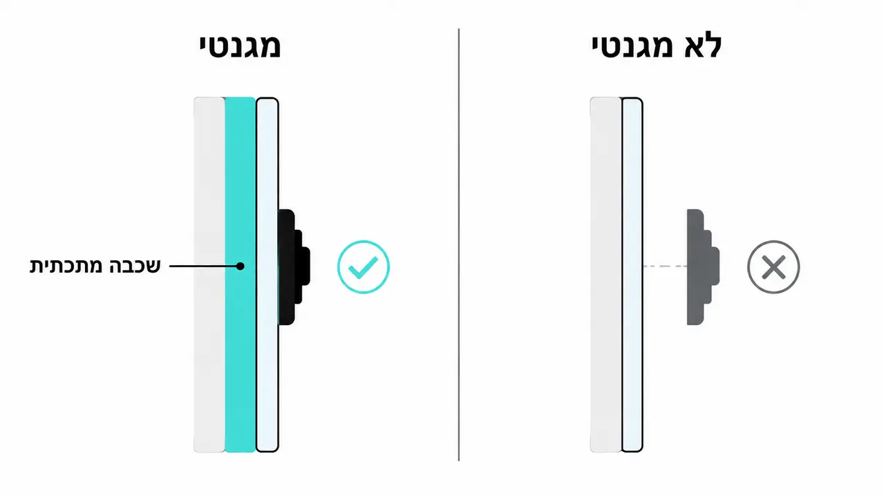 האם כל לוח זכוכית הוא מגנטי? (רמז: לא)