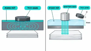 ‏עוצמת מגנטיות בלוח מחיק - מה חשוב לדעת